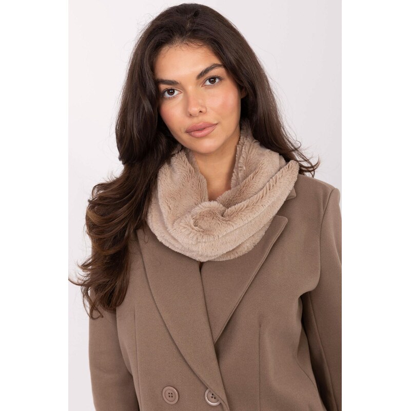 MladaModa Hebká komínová šatka model 26178 béžová 65842743