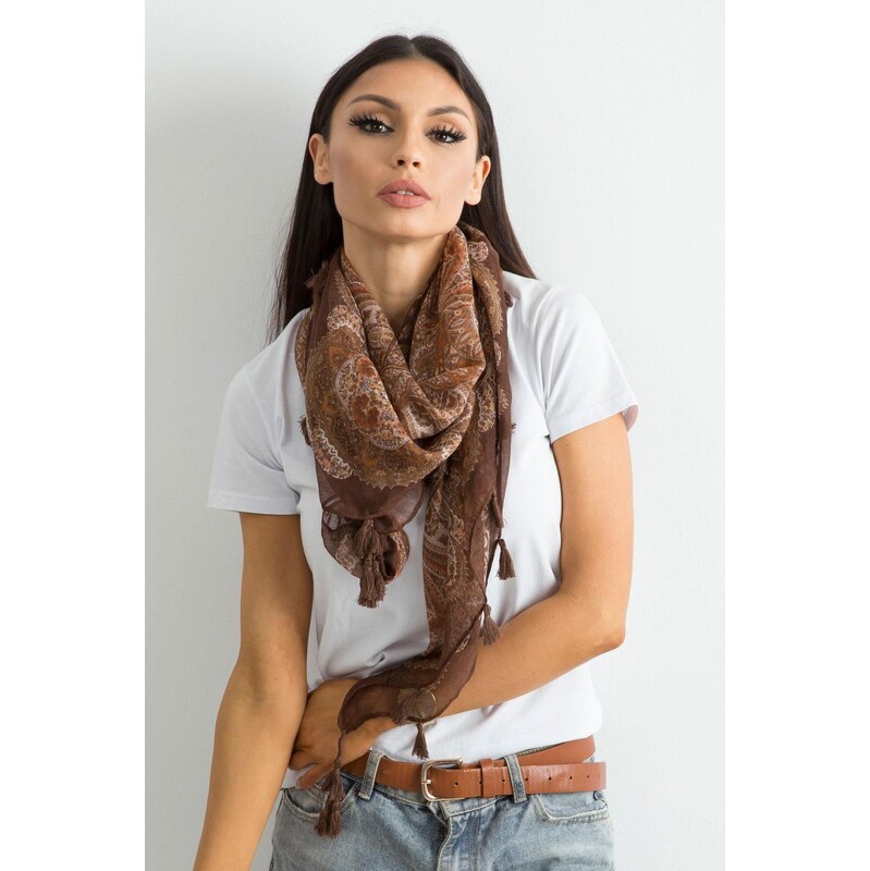 MladaModa Dámska šatka s etnickým vzorom a strapcami model CH7231 65842895