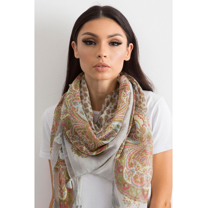 MladaModa Dámska šatka s etnickým vzorom a strapcami model CH7231 65842898