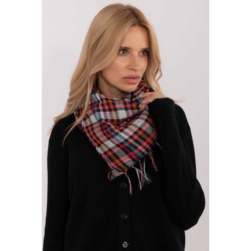 MladaModa Šatka arafatka s lesklou niťou a strapcami model CH3007 65842994