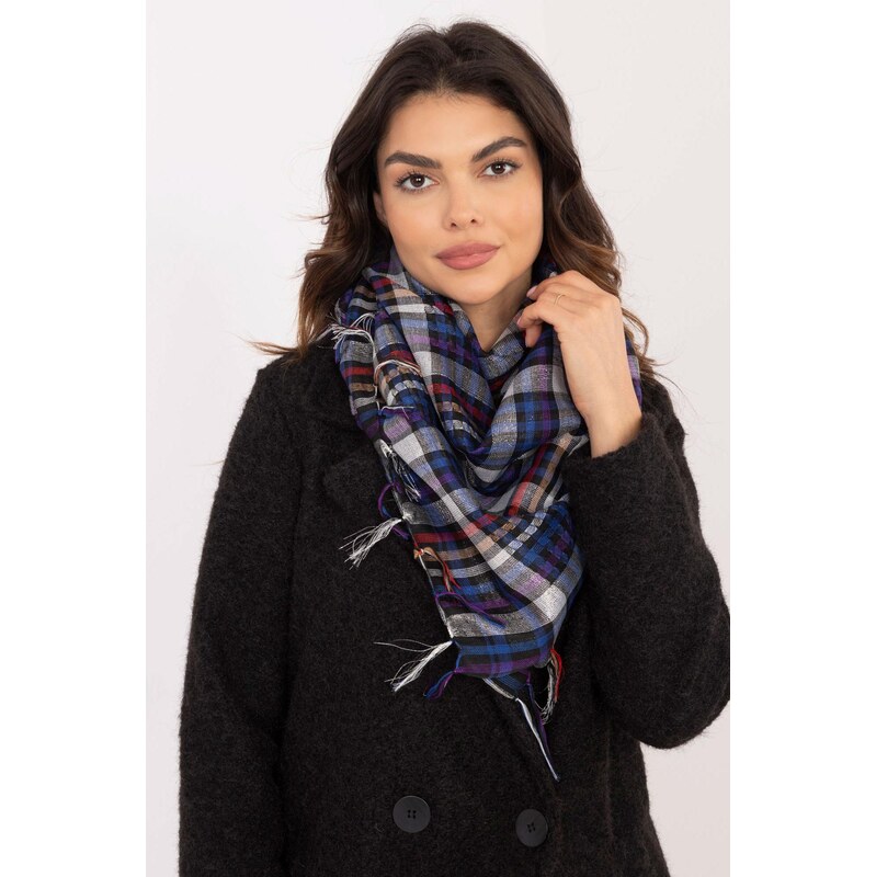 MladaModa Šatka arafatka s lesklou niťou a strapcami model CH3007 65842996