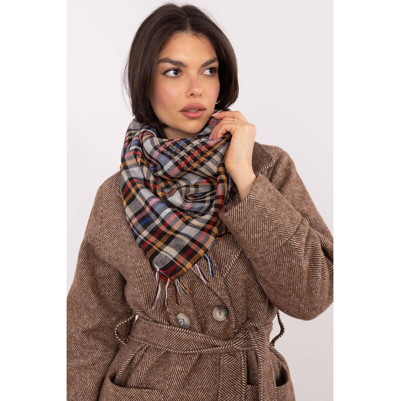 MladaModa Šatka arafatka s lesklou niťou a strapcami model CH3007 65842999