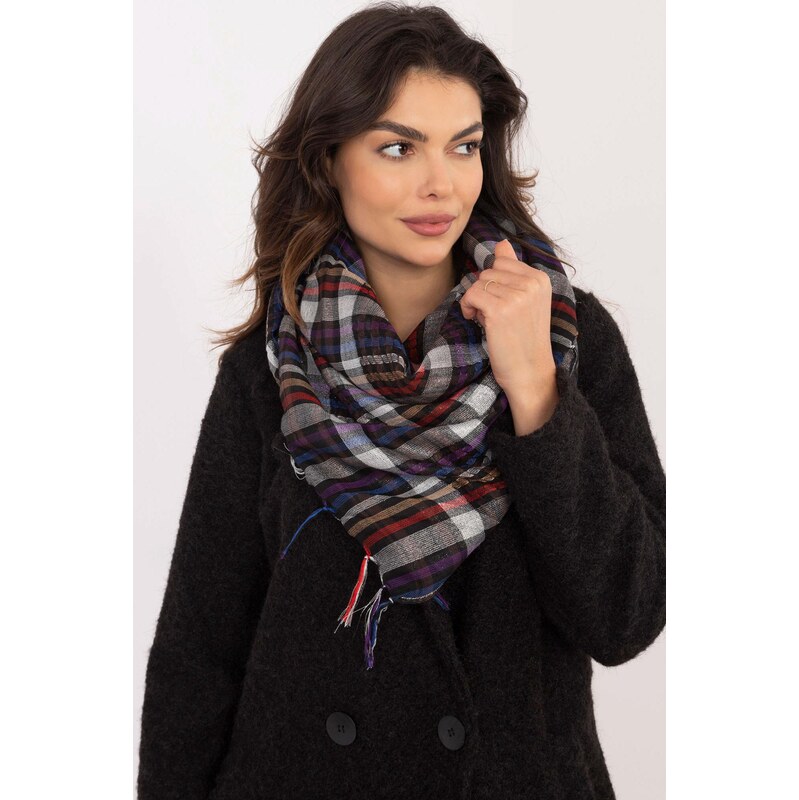 MladaModa Šatka arafatka s lesklou niťou a strapcami model CH3007 65843000