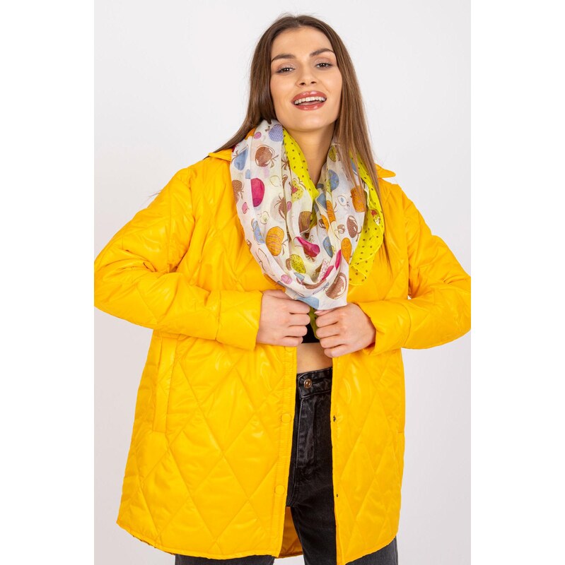MladaModa Dámska vzorovaná šatka model CH1801 žltá 65843018