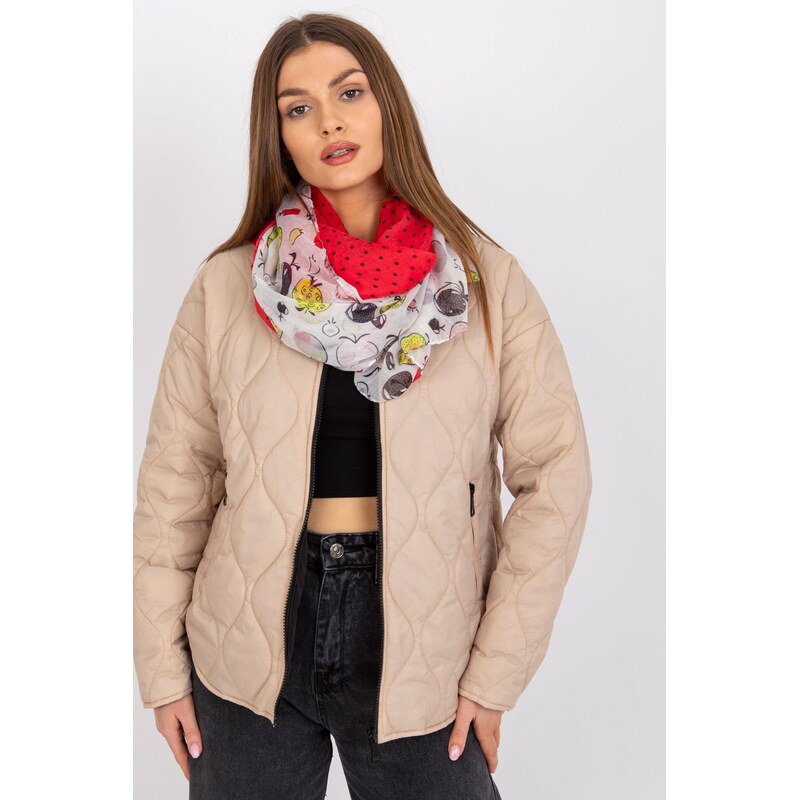 MladaModa Dámska vzorovaná šatka model CH1801 červená 65843017