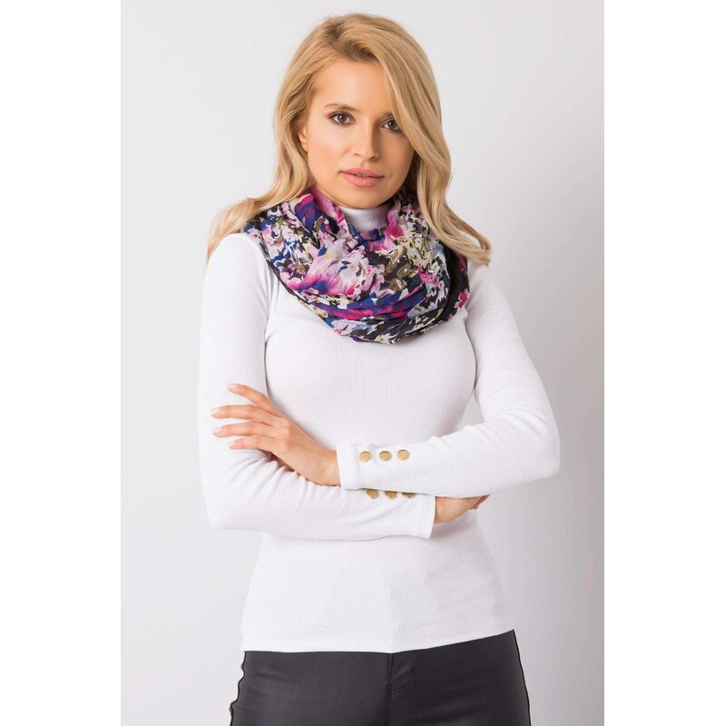 MladaModa Viskózová komínová šatka model CH071 čierna 65843042