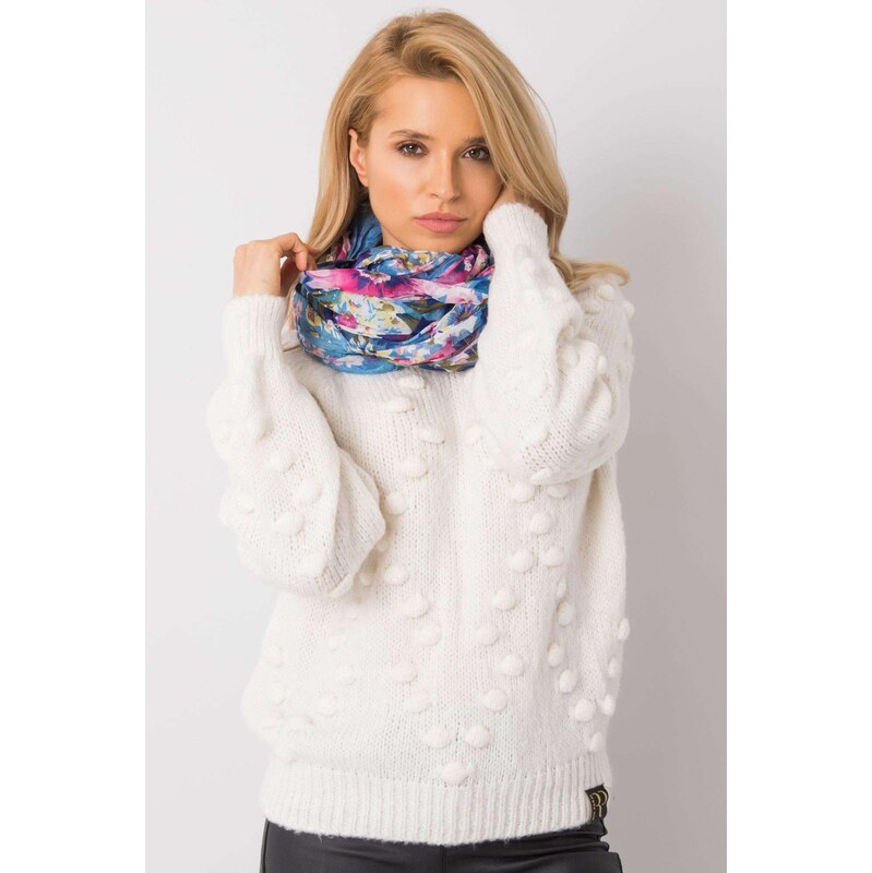 MladaModa Viskózová komínová šatka model CH071 svetlomodrá 65843043