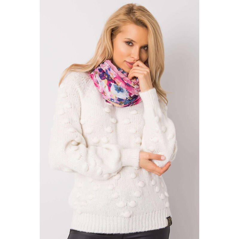 MladaModa Viskózová komínová šatka model CH071 ružová 65843048