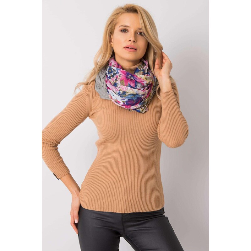 MladaModa Viskózová komínová šatka model CH071 farba khaki 65843049