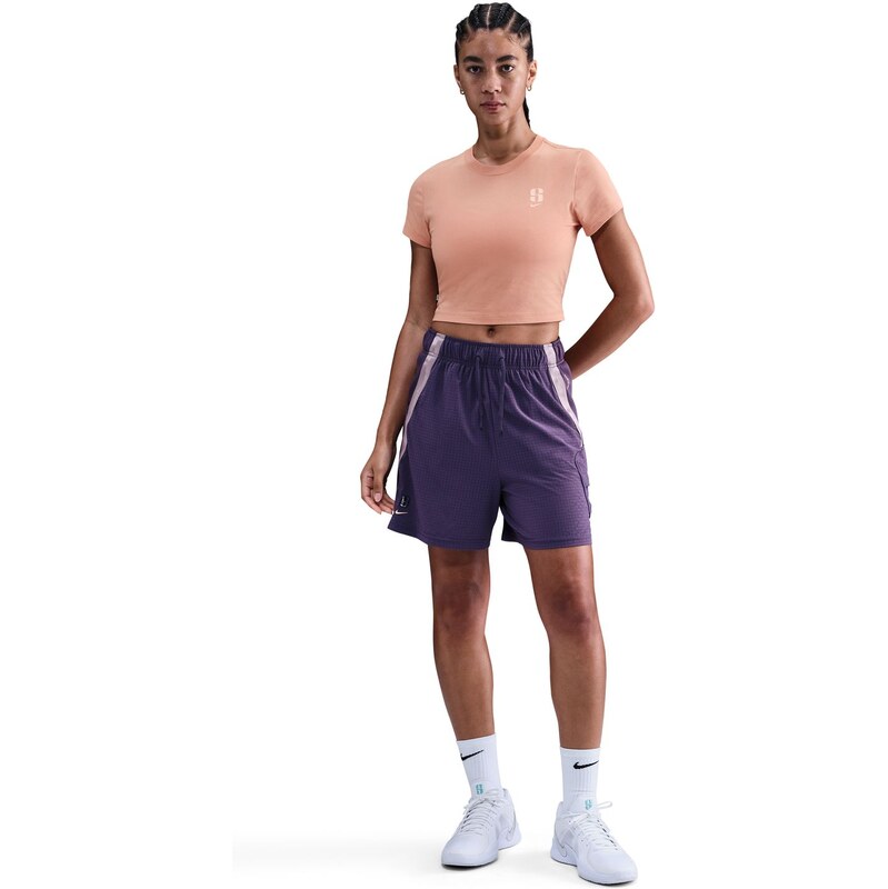 Nike Sabrina Wmns Short-Sleeve Cropped Tee Rose Gold - Dámske - Tričko 66361218