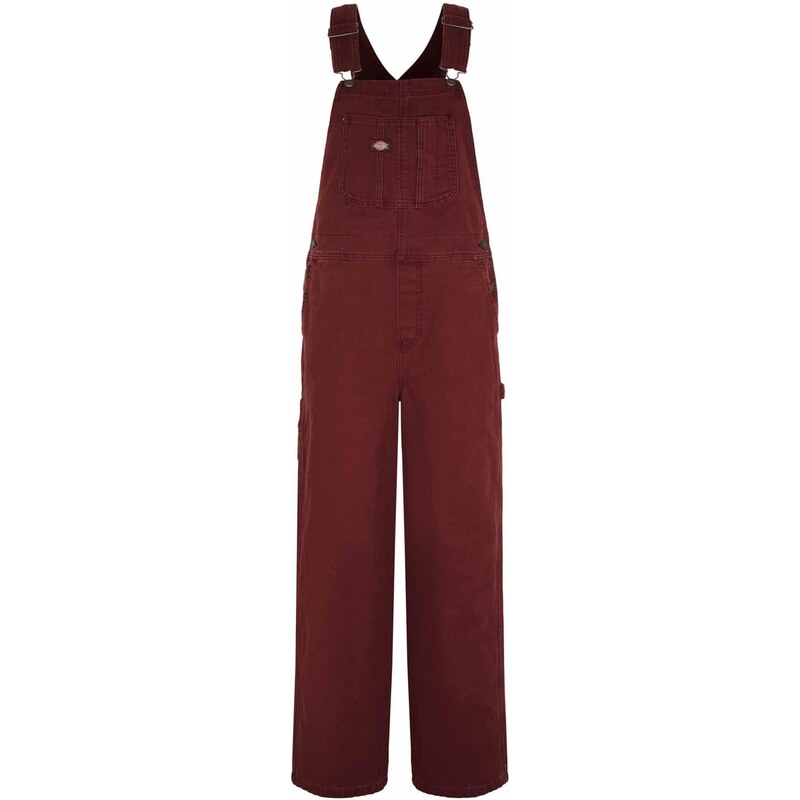 DICKIES Overal Bib hrdzavohnedá 65844081