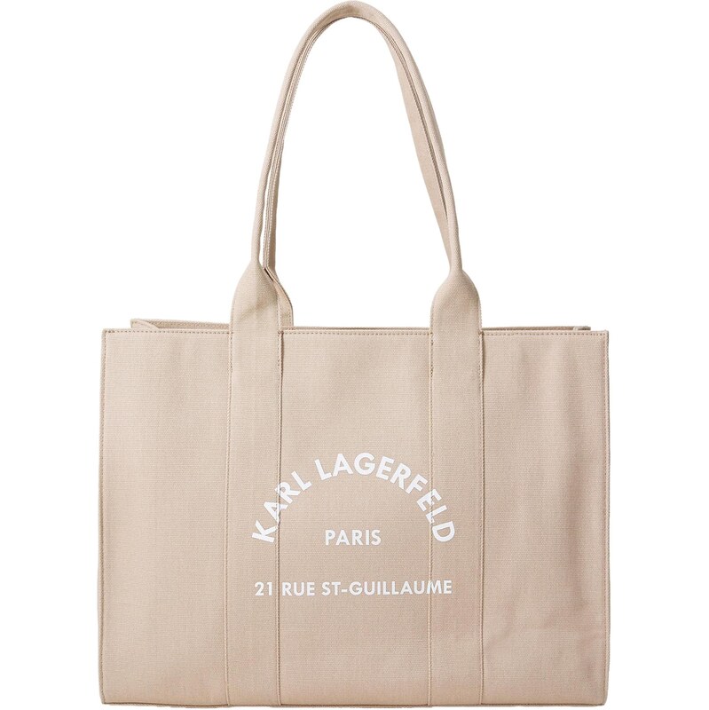 Karl Lagerfeld Shopper Rue St-Guillaume mokka / šedobiela 62240469