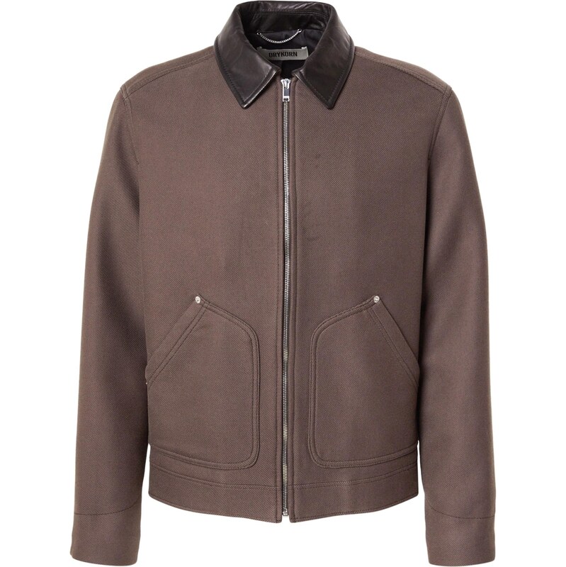 DRYKORN Prechodná bunda RIKALO hnedá 65844256