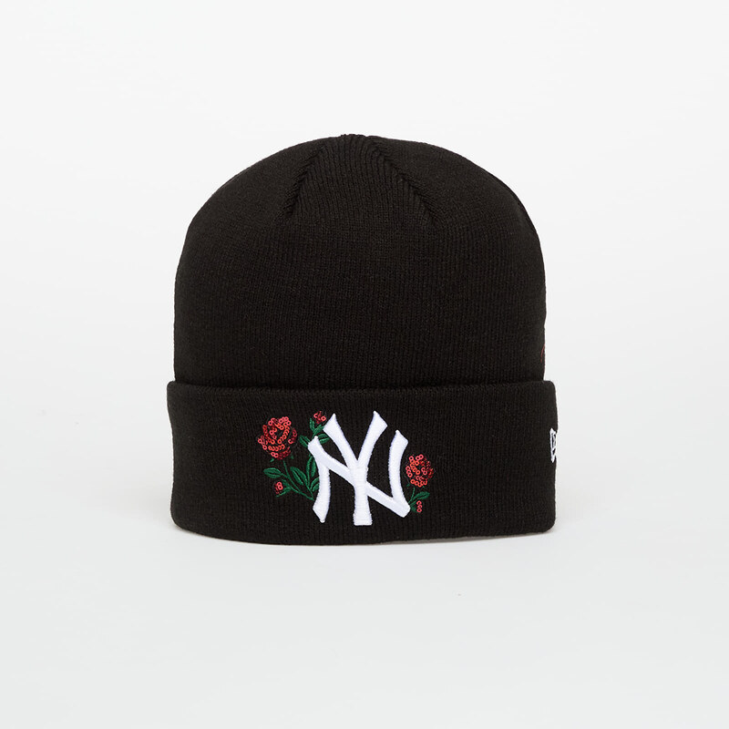 Čiapka New Era Knit Medium Wmns MLB Sequin Rose New York Yankees 65849413