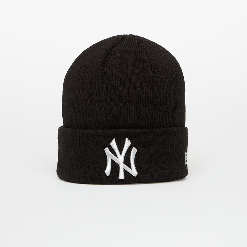 Čiapka New Era Knit Medium MLB Metallic Beanie New York Yankees Black 65849401
