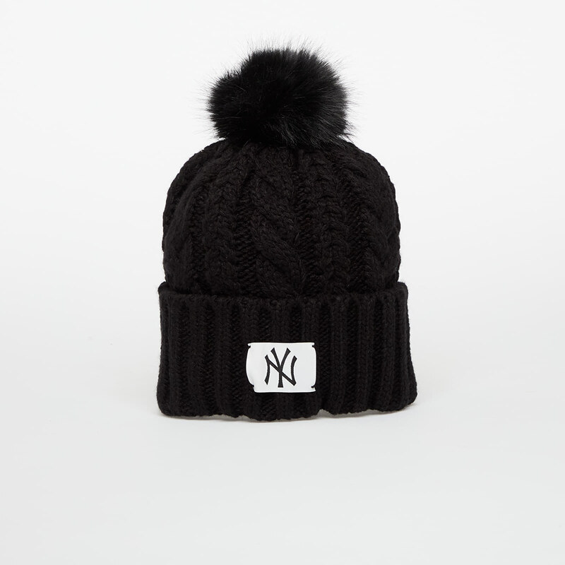 Čiapka New Era Knit Medium Wmns MLB Cable Wide Beanie New York Yankees 65849412