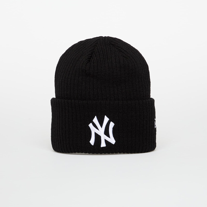 Čiapka New Era Knit Medium MLB Wide Cuff Beanie New York Yankees Black 65849723
