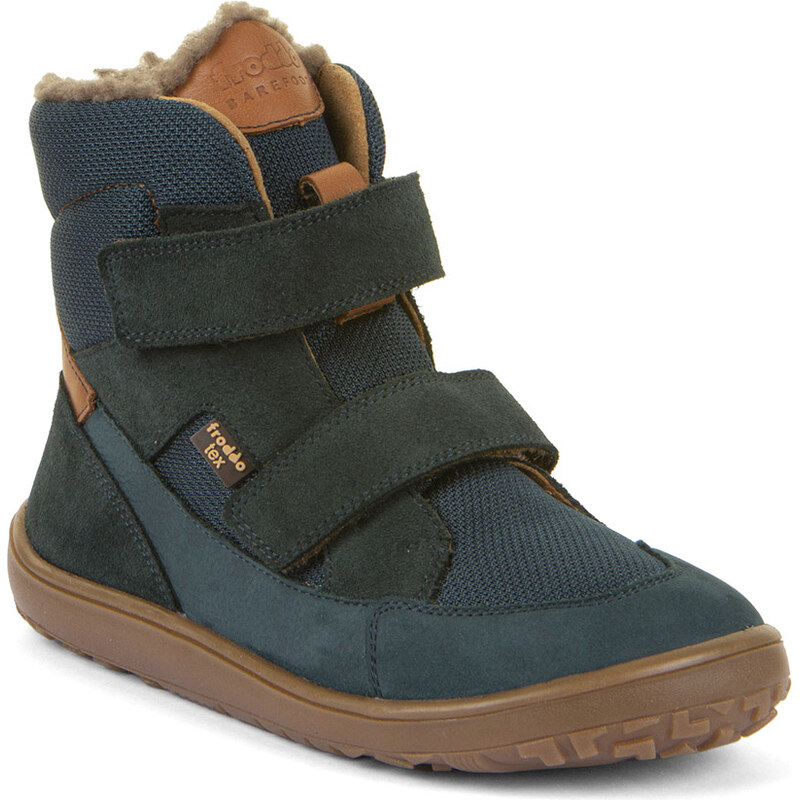 Froddo Zimná barefoot obuv s membránou Up Tex Winter Modrá 65911460