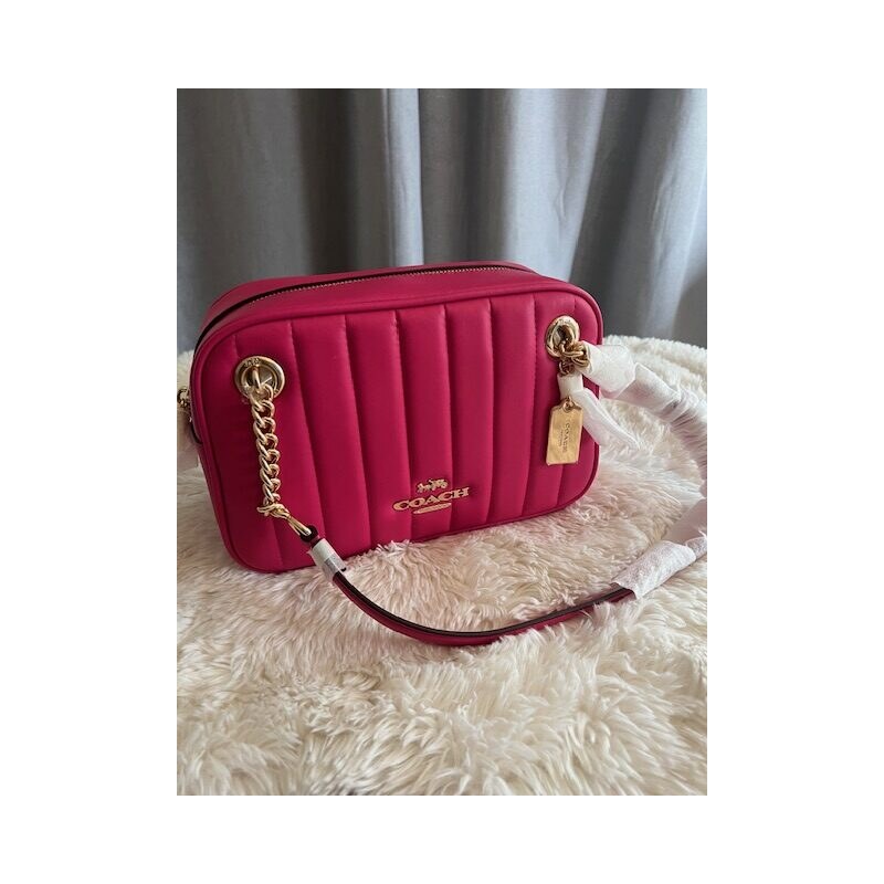 Dámska kožená kabelka Coach Lin 65849566