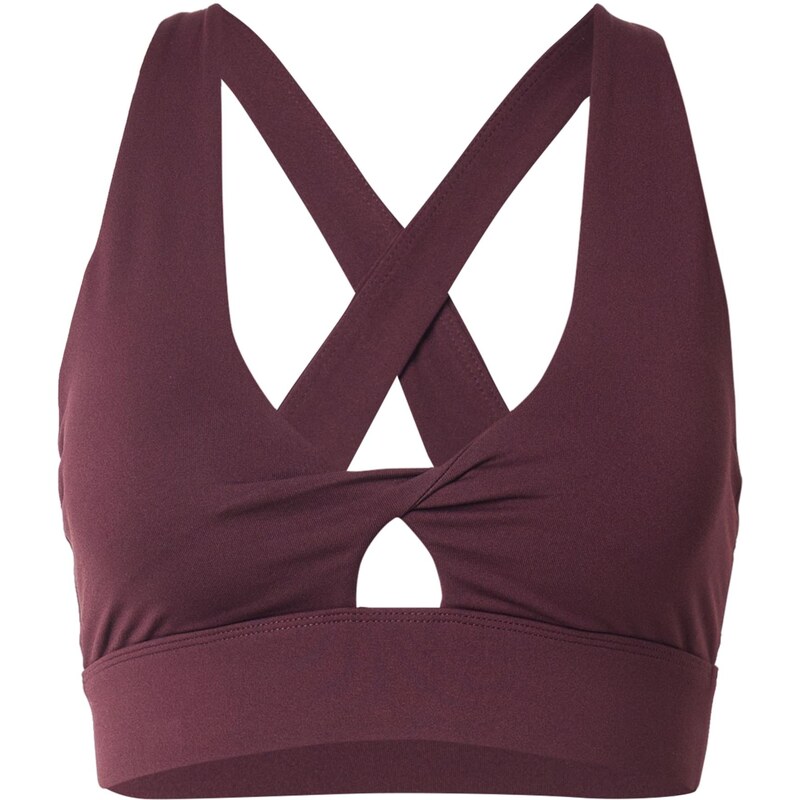 Fabletics Športová podprsenka sivá / burgundská 65892907