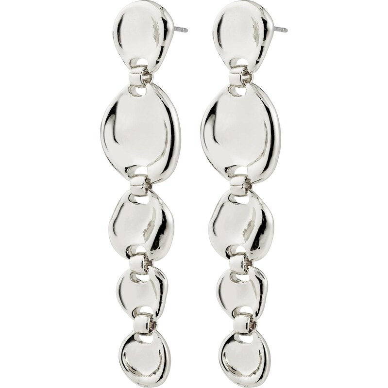 Pilgrim Náušnice Sparkle strieborná 65853152