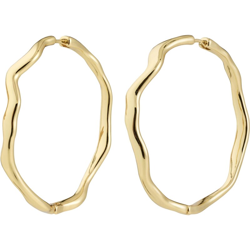 Pilgrim Náušnice Larkin zlatá 65853158