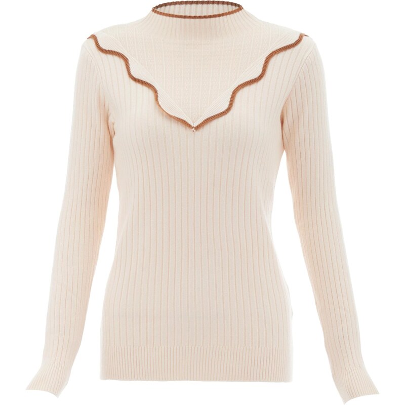 NALLY Sveter béžová / hnedá 65869618