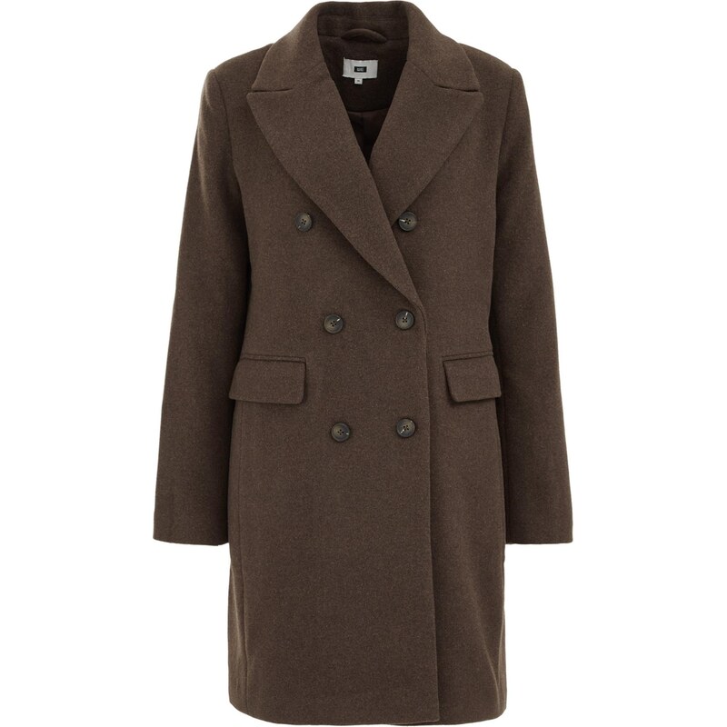 WE Fashion Prechodný kabát hnedá 65886896