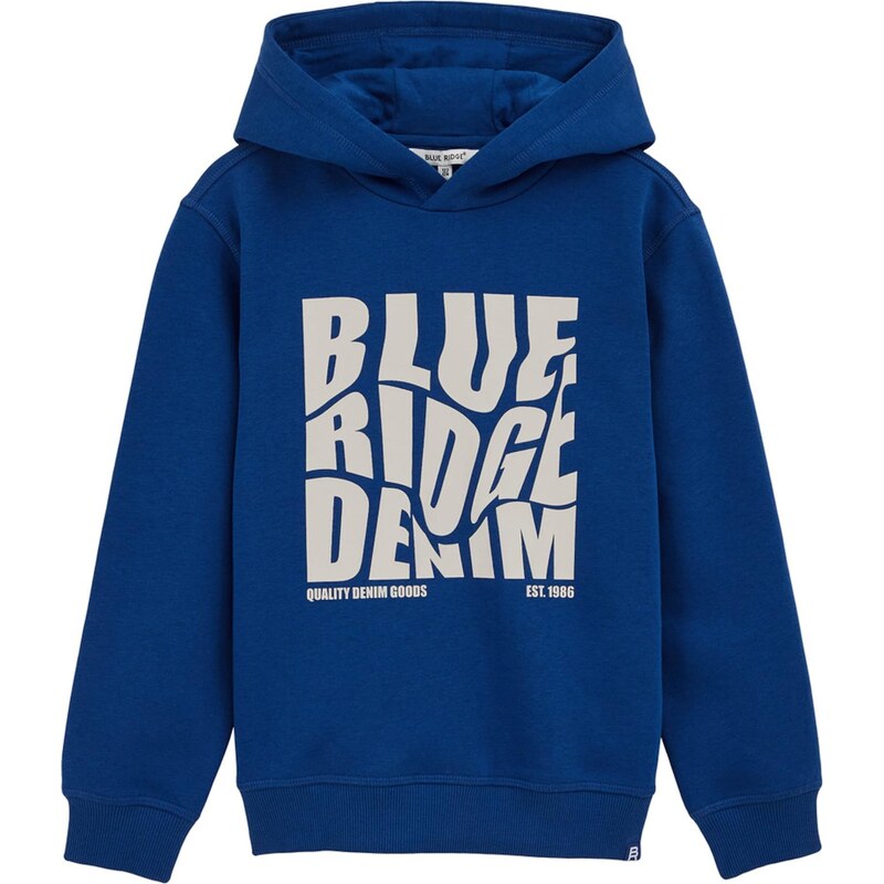 WE Fashion Mikina béžová / kobaltovomodrá 65861638