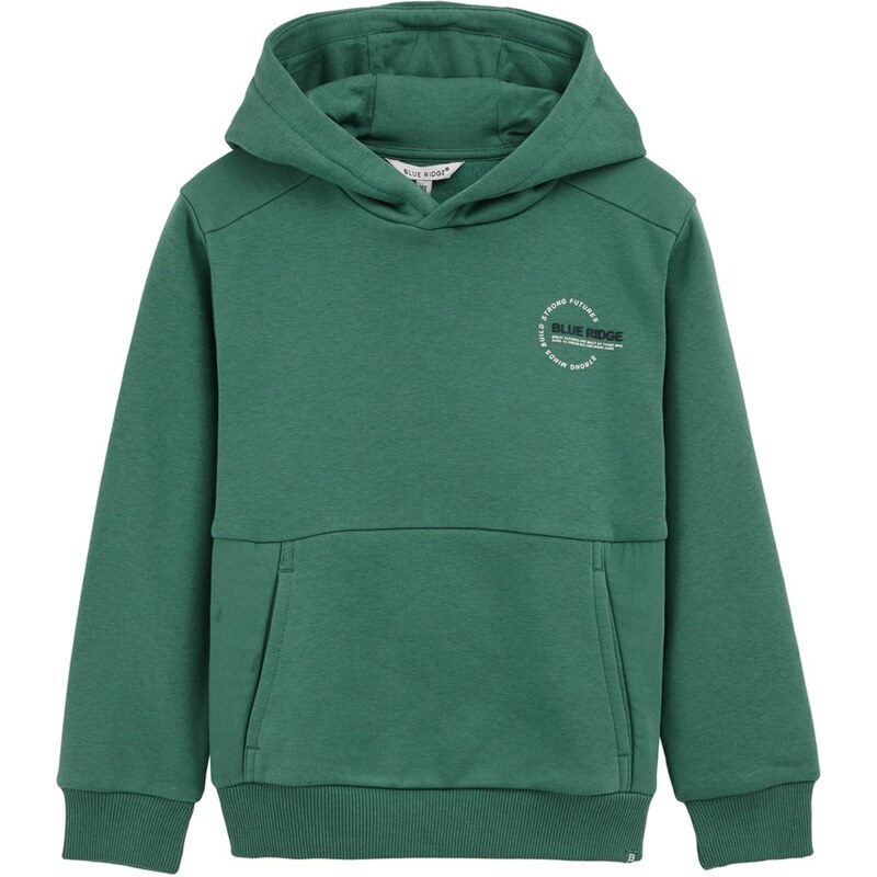 WE Fashion Mikina tyrkysová / čierna / biela 65861641