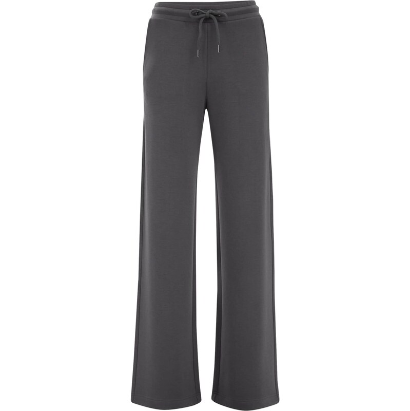 WE Fashion Nohavice tmavosivá 65853108