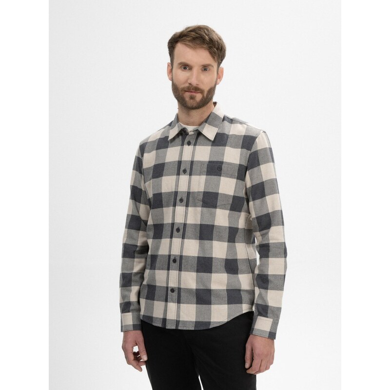 MELA Košeľa Sahel svetlobéžová / sivá / antracitová 65891541