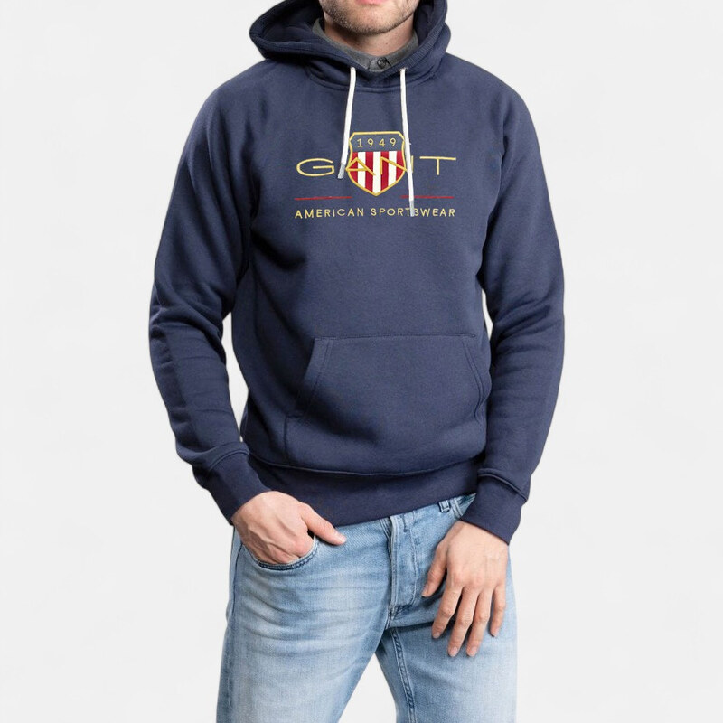 Pánská modrá mikina Gant Archive Shield 56468 65854086