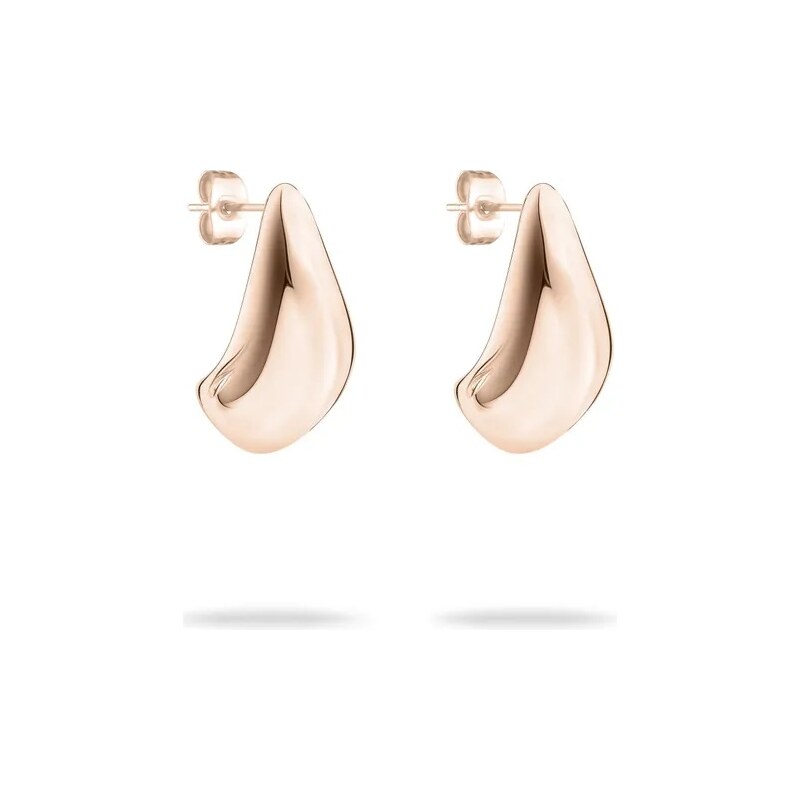 Tamaris Pozlátené náušnice z ocele Organic Shapes Tear Drop TJ-0602-E 66593915