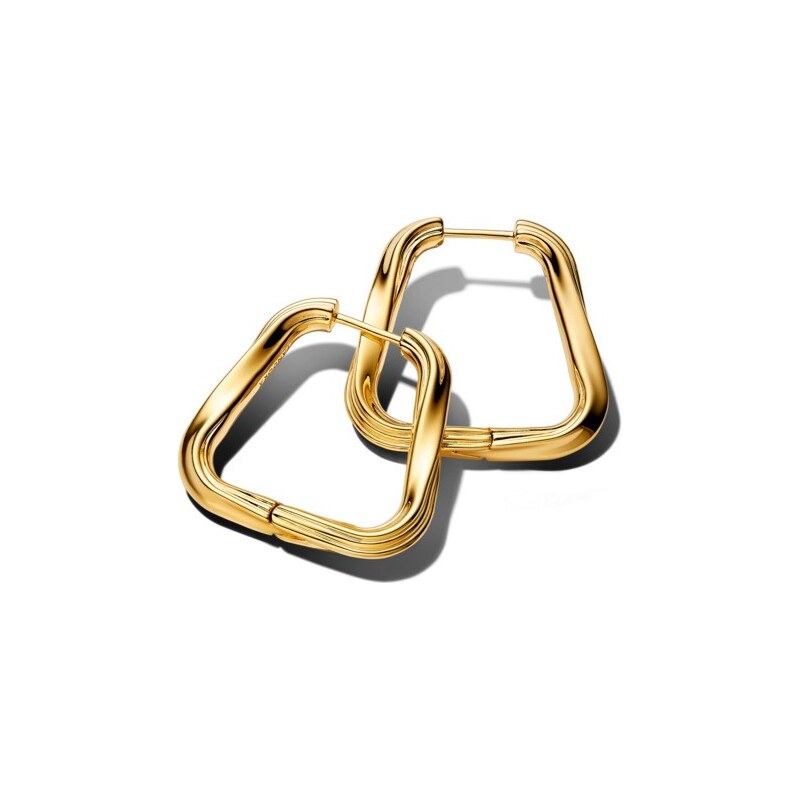 Pandora Krútené pozlátené náušnice Essence Shine 263876C00 66585420