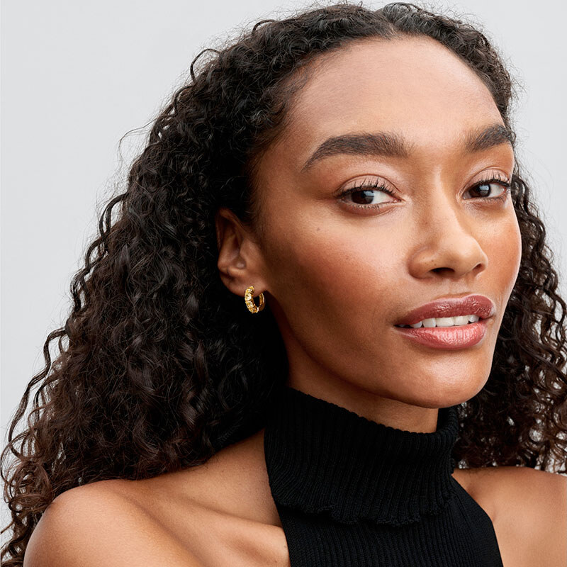 Pandora Pozlátené kruhy so žltými krištáľmi Timeless Shine 263851C02 66581177