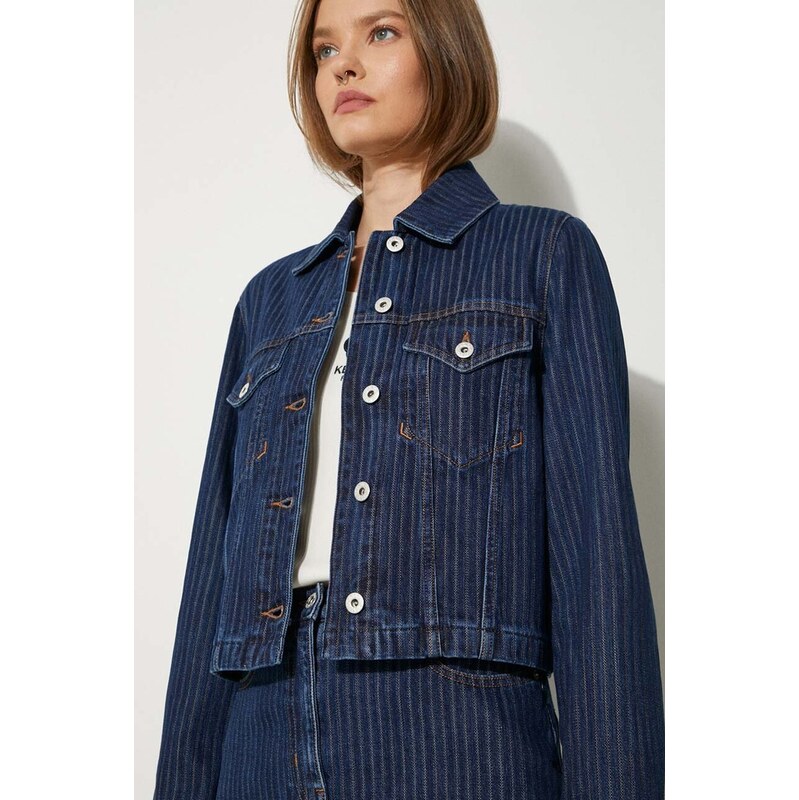 Rifľová bunda Kenzo Trucker Jacket Stripped 65855209