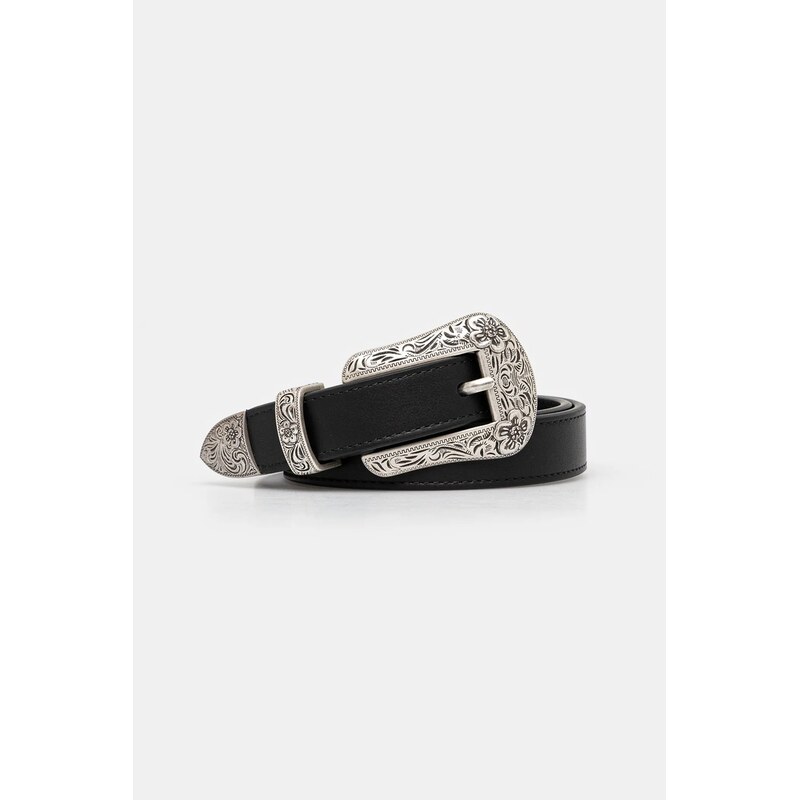 Kožený opasok Kenzo 20 mm Western Belt 65855239
