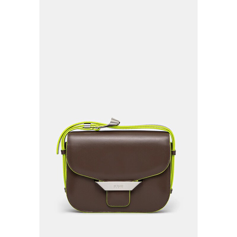 Kožená kabelka Kenzo 65855253