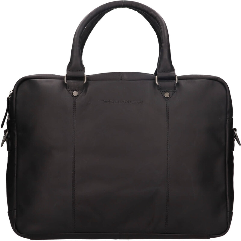 Pánska kožená taška na notebook The Chesterfield Brand Boston - čierna 66061918