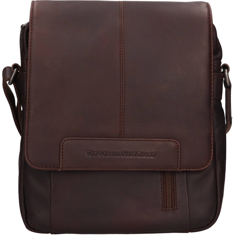Pánska kožená taška cez rameno The Chesterfield Brand Remy - hnedá 66061925