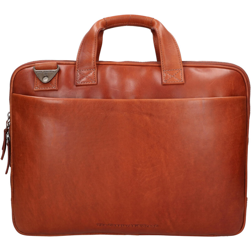 Pánska kožená taška na notebook The Chesterfield Brand Iseo - koňak 68704565