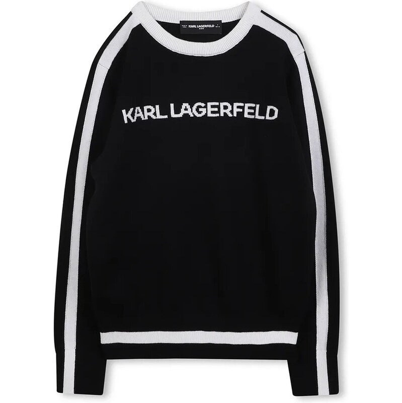 Detský sveter s prímesou kašmíru Karl Lagerfeld 65857401