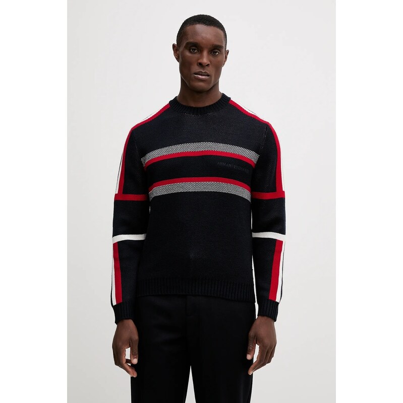 Sveter s prímesou vlny Armani Exchange 65858338
