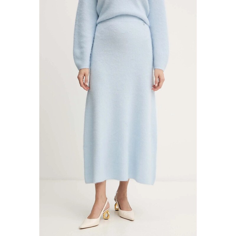 Sukňa s prímesou vlny BOSS Orange C_Fici 65858229