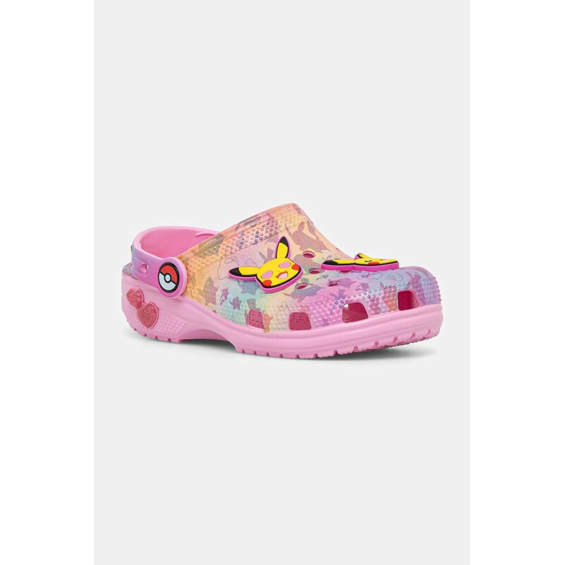 Detské šľapky Crocs CROCS CLASSIC PIKACHU PINK CLOG 65858922