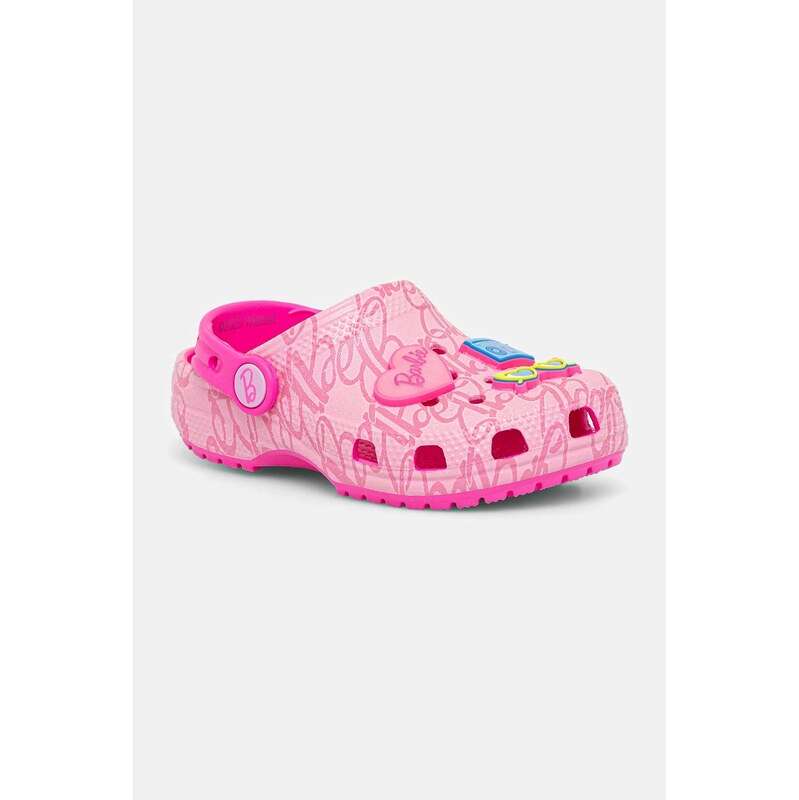 Detské šľapky Crocs CROCS CLASSIC MATTEL PINK BARBIE CLOG 65858923