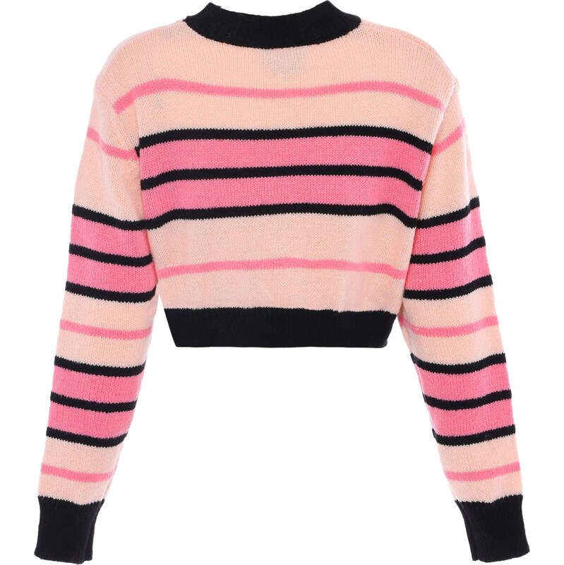 Libbi Sveter ružová / pastelovo ružová / čierna 65869577