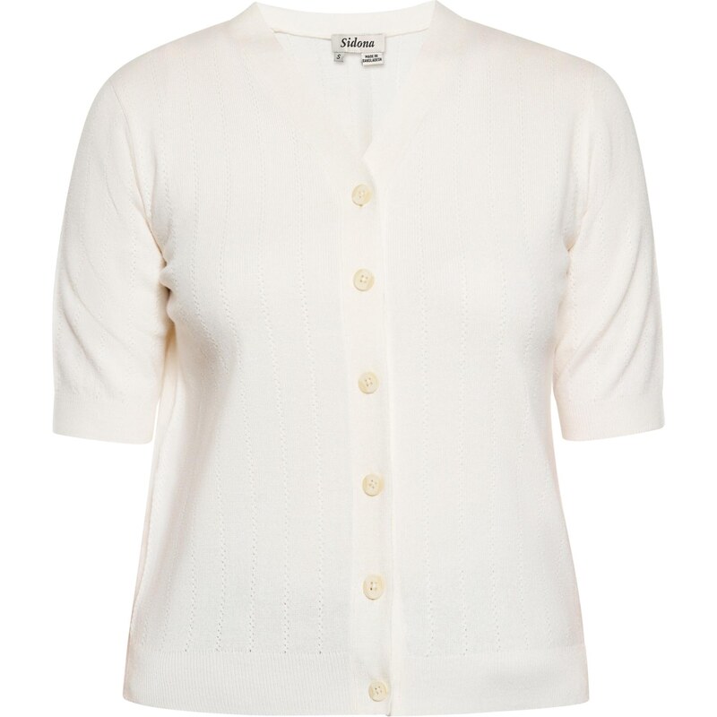 Sidona Kardigán biela ako vlna 65871314