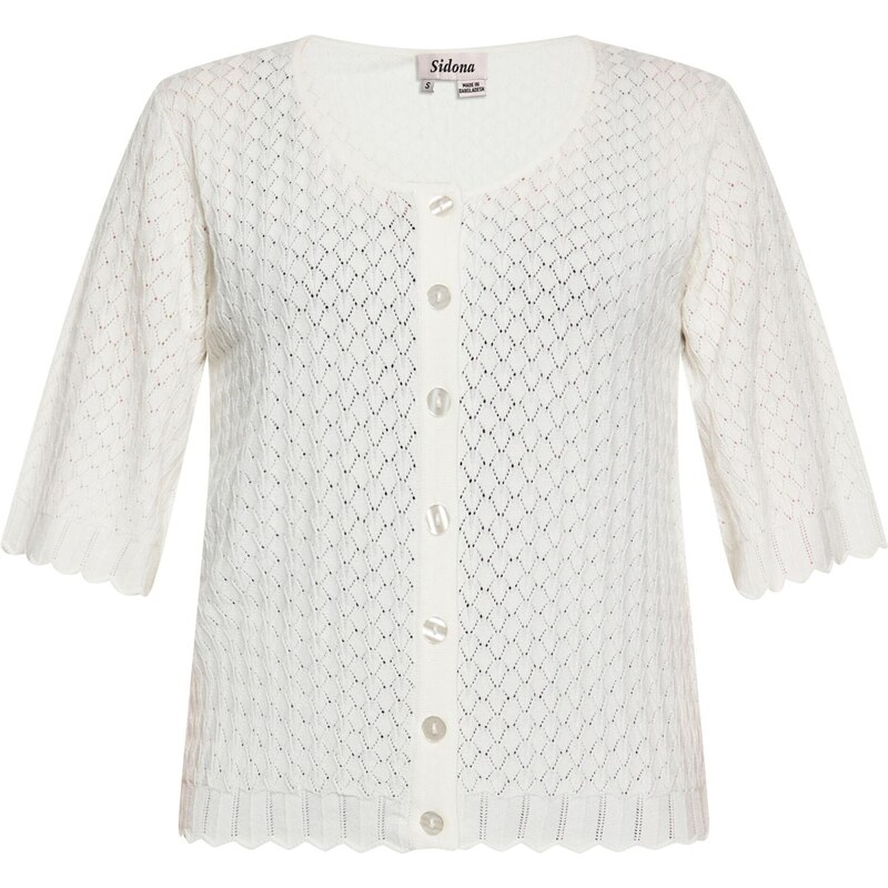Sidona Kardigán biela ako vlna 65871612